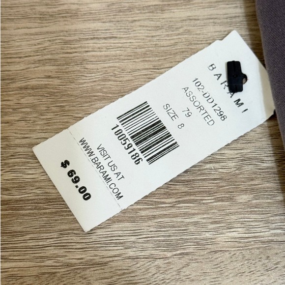 New BARAMI Skirt Women 8 Grey Pencil Elastic Waist Knee Length Minimalist Office - Picture 6 of 10